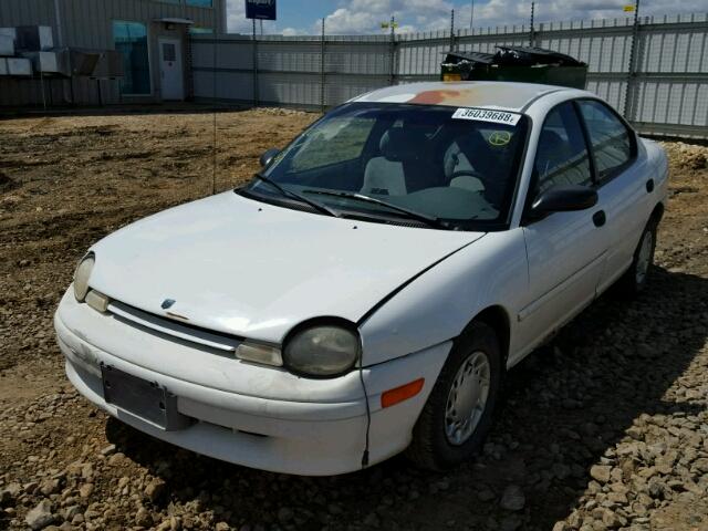 1B3ES47C3SD553049 - 1995 DODGE NEON HIGHL WHITE photo 2