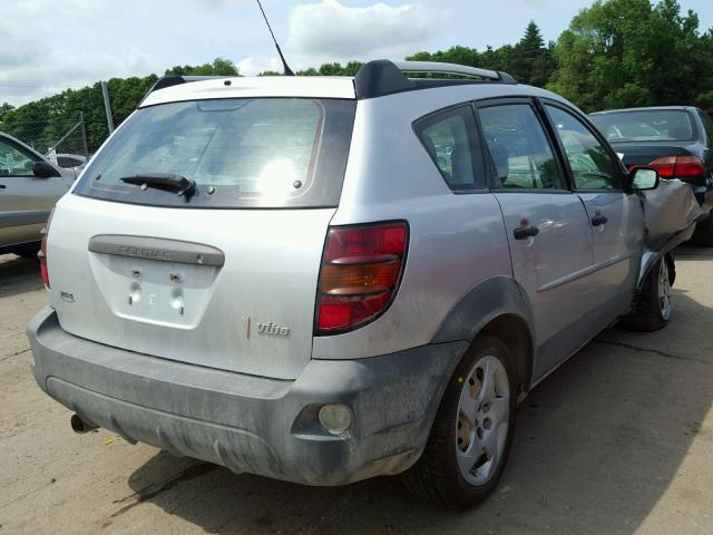 5Y2SL65877Z406638 - 2007 PONTIAC VIBE SILVER photo 4