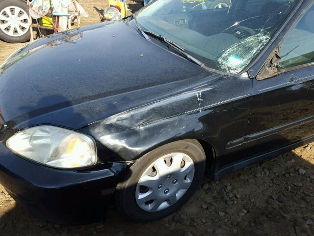 1HGEJ8141YL109422 - 2000 HONDA CIVIC EX 黑色 照片 9