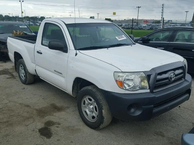 5TENX4CN5AZ699255 - 2010 TOYOTA TACOMA WHITE photo 1