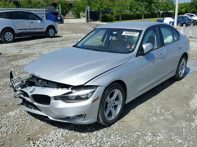 WBA3B1G52ENS77657 - 2014 BMW 320 I GRAY photo 2