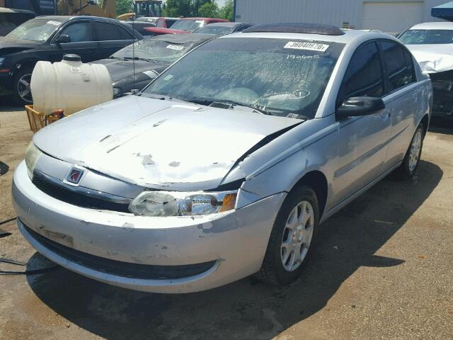 1G8AJ52FX4Z208690 - 2004 SATURN ION LEVEL SILVER photo 2