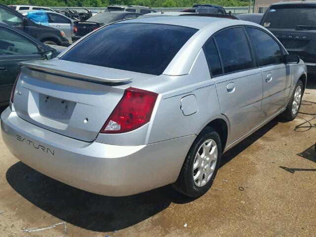 1G8AJ52FX4Z208690 - 2004 SATURN ION LEVEL SILVER photo 4