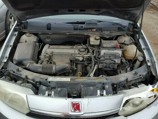 1G8AJ52FX4Z208690 - 2004 SATURN ION LEVEL SILVER photo 7