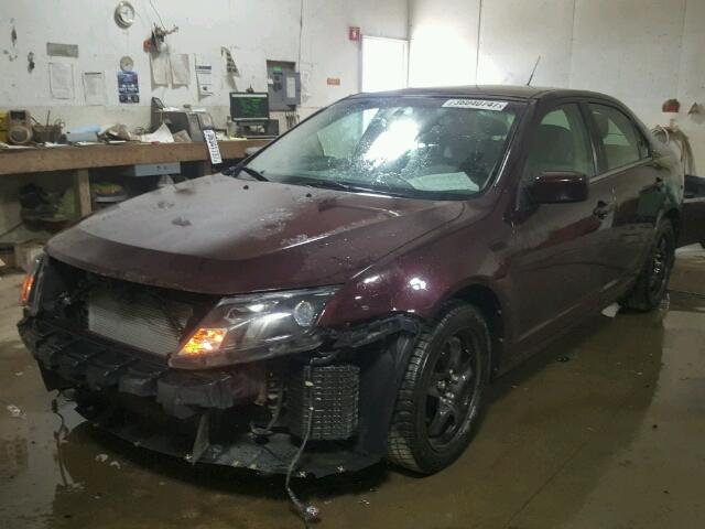 3FAHP0HA5BR104410 - 2011 FORD FUSION SE PURPLE photo 2