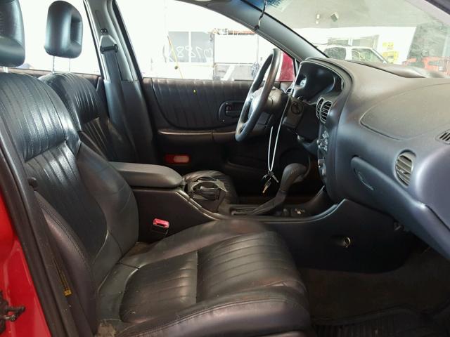 1G2WP52K2XF343566 - 1999 PONTIAC GRAND PRIX RED photo 5
