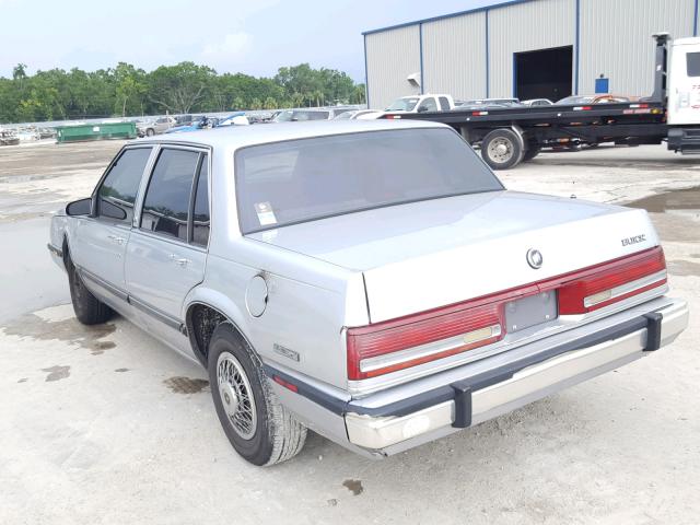 1G4HP54C6LH446798 - 1990 BUICK LESABRE CU GRAY photo 3