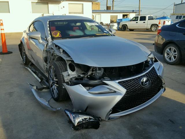 JTHHE5BC3F5006815 - 2015 LEXUS RC 350 SILVER photo 1