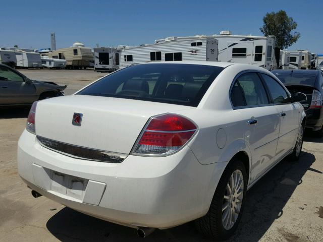 1G8ZV577X8F109271 - 2008 SATURN AURA XR WHITE photo 4