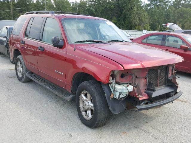 1FMDU73K44UB87488 - 2004 FORD EXPLORER RED photo 1