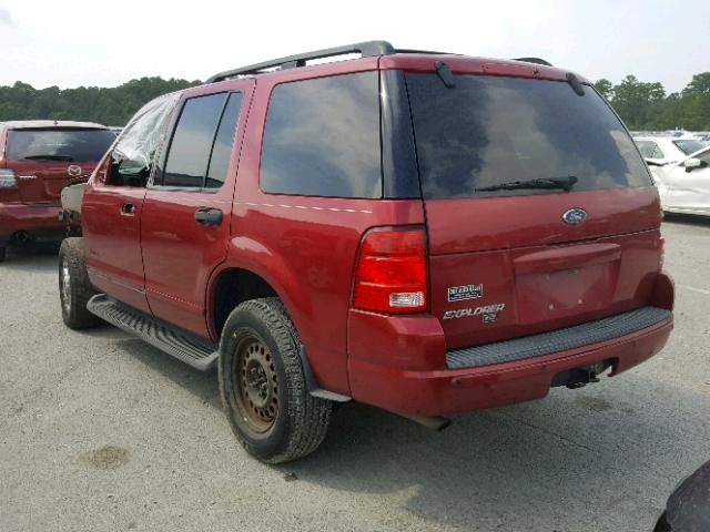 1FMDU73K44UB87488 - 2004 FORD EXPLORER RED photo 3