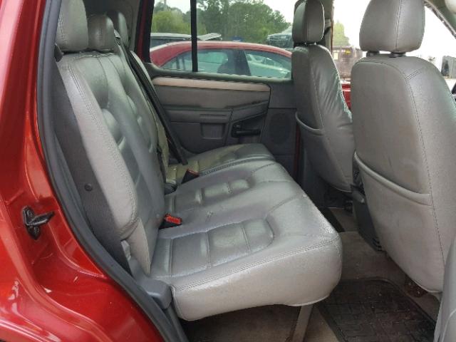 1FMDU73K44UB87488 - 2004 FORD EXPLORER RED photo 6