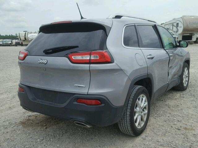 1C4PJLCSXFW539869 - 2015 JEEP CHEROKEE L SILVER photo 4