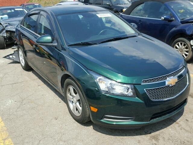 1G1PC5SB0E7421287 - 2014 CHEVROLET CRUZE LT GREEN photo 1