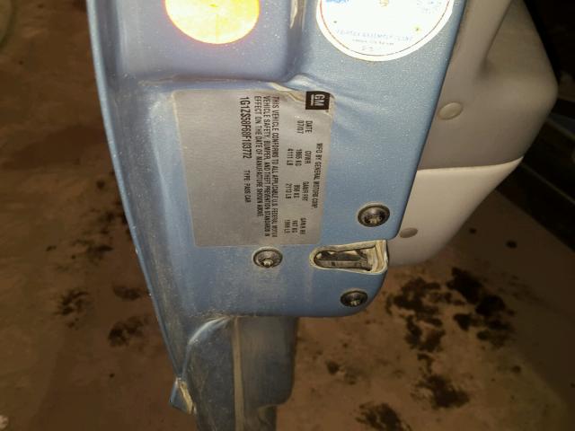 1G1ZS58F68F103772 - 2008 CHEVROLET MALIBU LS BLUE photo 10