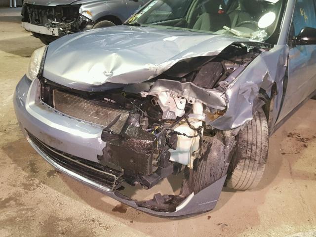 1G1ZS58F68F103772 - 2008 CHEVROLET MALIBU LS BLUE photo 9