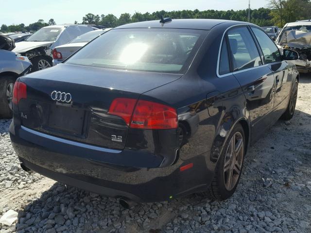 WAUDG68E55A459474 - 2005 AUDI A4 3.2 QUA BLACK photo 4