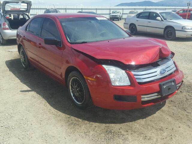 3FAHP06Z28R129170 - 2008 FORD FUSION S RED photo 1