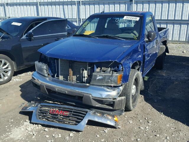 1GTC5MF9XB8115351 - 2011 GMC CANYON SLE BLUE photo 2