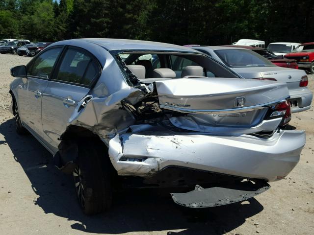 2HGFB2F96FH503205 - 2015 HONDA CIVIC EXL 银色 照片 3