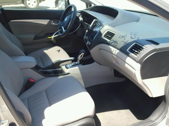 2HGFB2F96FH503205 - 2015 HONDA CIVIC EXL 银色 照片 5