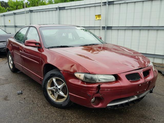 1G2WP52K92F225832 - 2002 PONTIAC GRAND PRIX Qırmızı foto 1