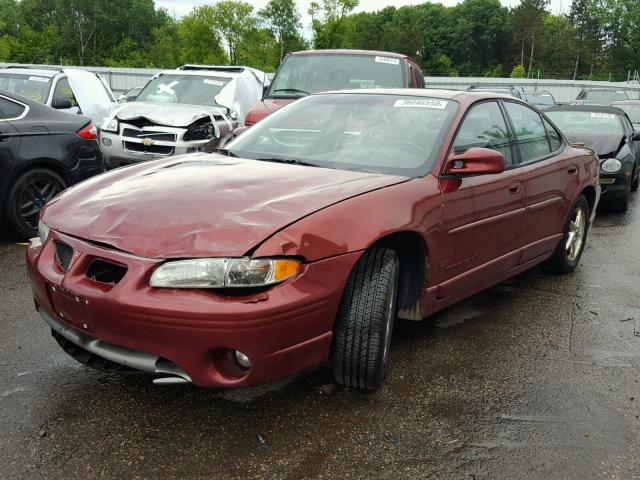 1G2WP52K92F225832 - 2002 PONTIAC GRAND PRIX Qırmızı foto 2