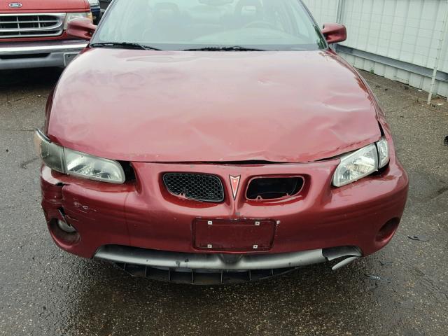 1G2WP52K92F225832 - 2002 PONTIAC GRAND PRIX Qırmızı foto 9
