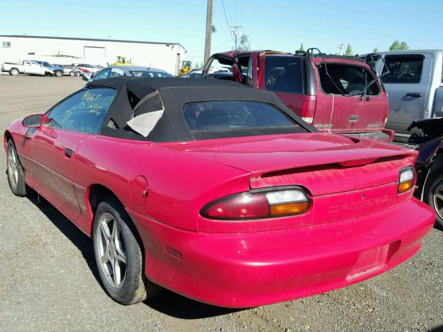 2G1FP32K7V2155360 - 1997 CHEVROLET CAMARO BAS 红色 照片 3