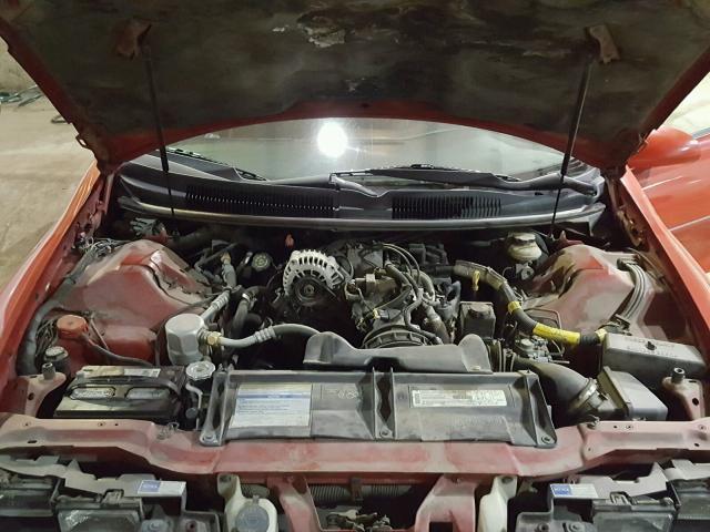 2G1FP32K7V2155360 - 1997 CHEVROLET CAMARO BAS RED photo 7