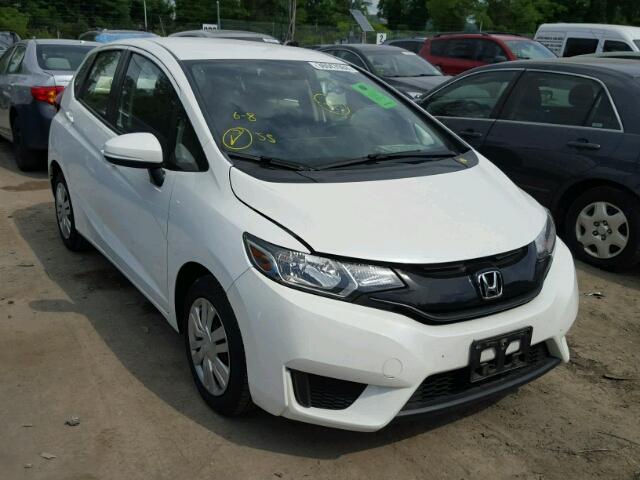 JHMGK5H58GX003265 - 2016 HONDA FIT LX WHITE photo 1