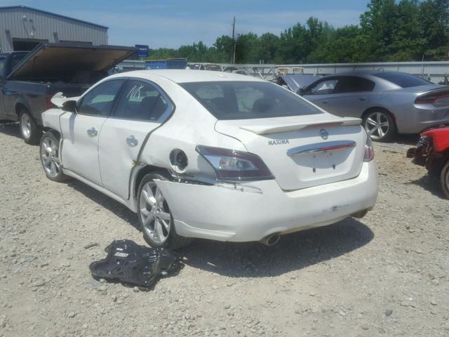 1N4AA5AP4CC820620 - 2012 NISSAN MAXIMA S WHITE photo 3