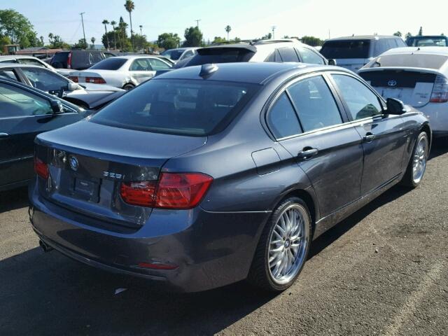 WBA3C1C50FK123471 - 2015 BMW 328I SULEV GRAY photo 4