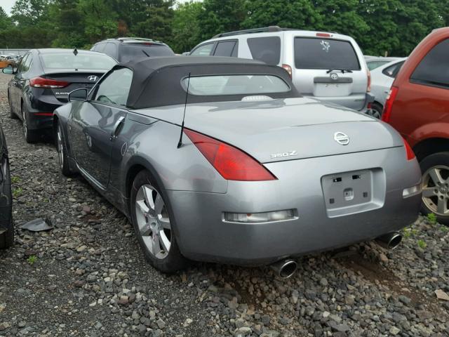 JN1AZ36A14T002505 - 2004 NISSAN 350Z ROADS GRAY photo 3