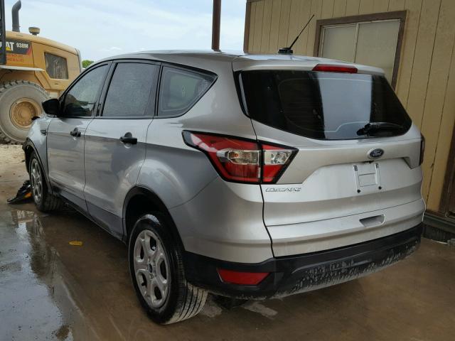 1FMCU0F78HUE15542 - 2017 FORD ESCAPE S SILVER photo 3