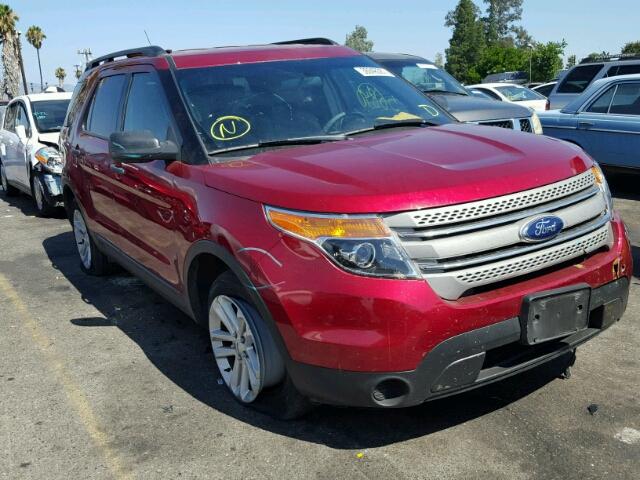 1FM5K7B84FGA03071 - 2015 FORD EXPLORER RED photo 1