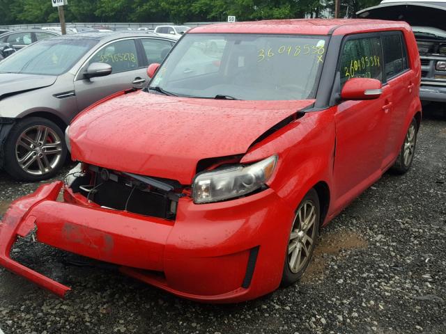 JTLKE50E491095256 - 2009 TOYOTA SCION XB Қызыл фото 2