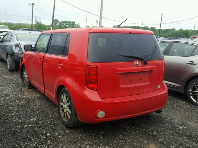 JTLKE50E491095256 - 2009 TOYOTA SCION XB Қызыл фото 3