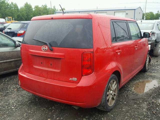 JTLKE50E491095256 - 2009 TOYOTA SCION XB Қызыл фото 4