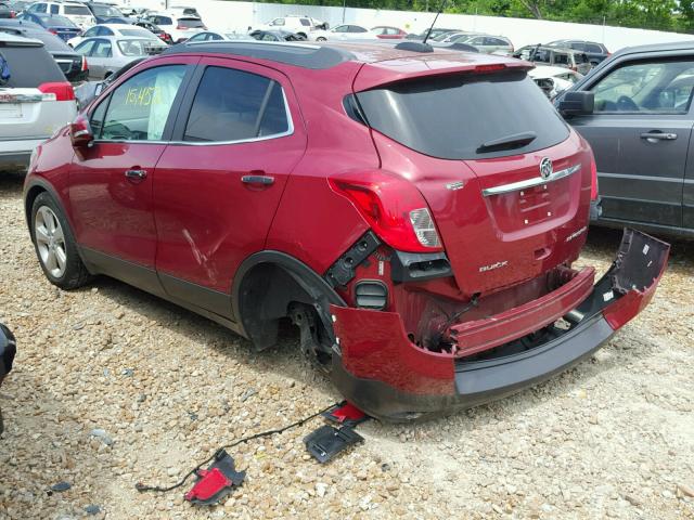 KL4CJCSB2FB227966 - 2015 BUICK ENCORE RED photo 3