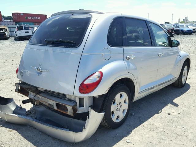 3A4FY48B07T562861 - 2007 CHRYSLER PT CRUISER SILVER photo 4