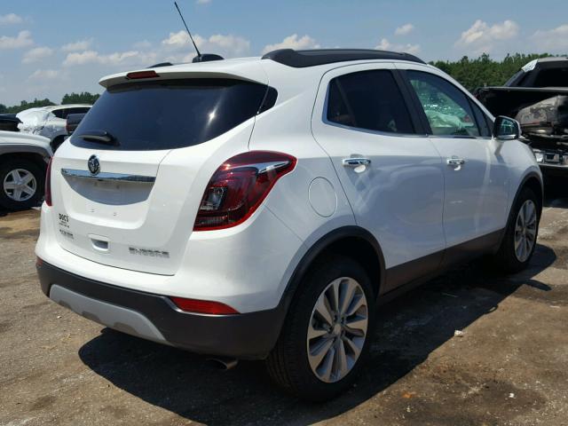 KL4CJASB7JB638583 - 2018 BUICK ENCORE PRE WHITE photo 4