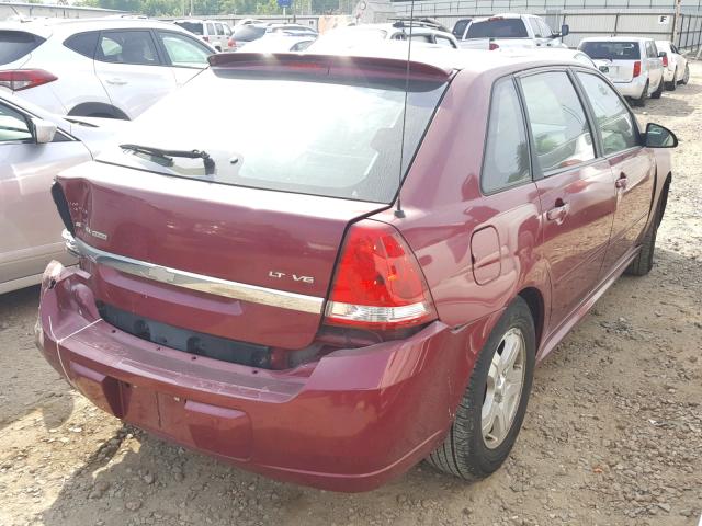 1G1ZU64885F103937 - 2005 CHEVROLET MALIBU MAX RED photo 4