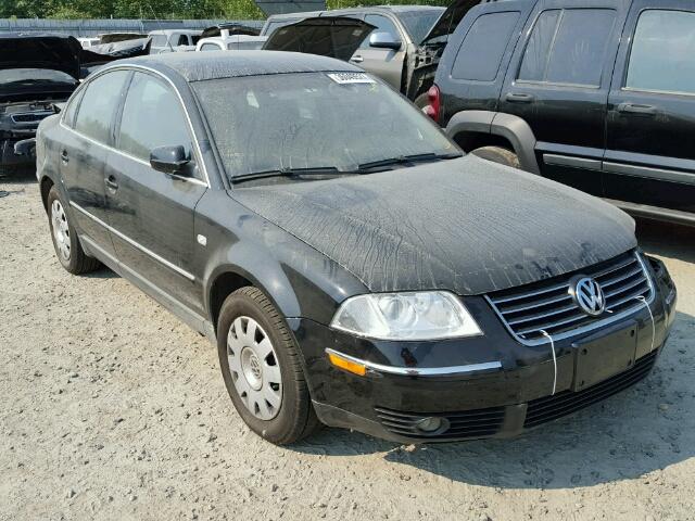 WVWPD63BX2P363449 - 2002 VOLKSWAGEN PASSAT GLS BLACK photo 1