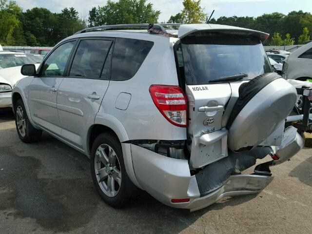 2T3RF4DV4BW104377 - 2011 TOYOTA RAV4 SPORT SILVER photo 3