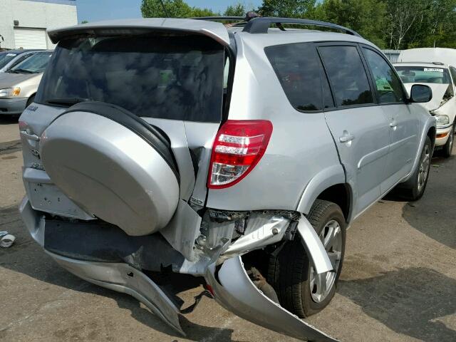 2T3RF4DV4BW104377 - 2011 TOYOTA RAV4 SPORT SILVER photo 4