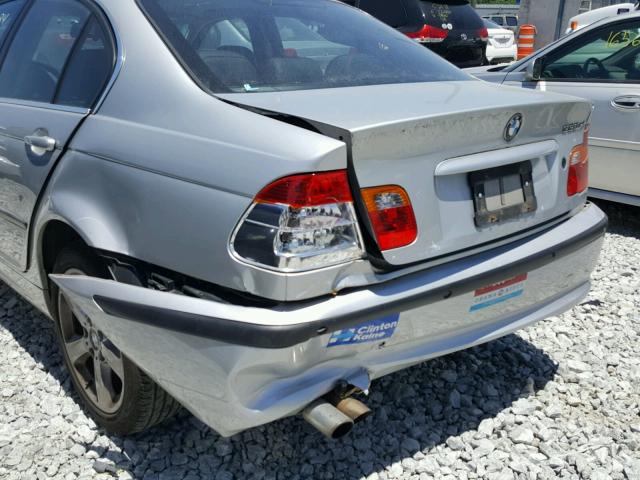 WBAEW53495PN40166 - 2005 BMW 330 XI SILVER photo 9