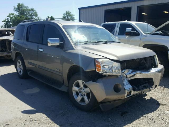 5N1AA08A87N724901 - 2007 NISSAN ARMADA SE BROWN photo 1