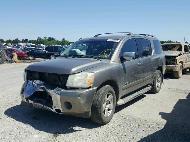 5N1AA08A87N724901 - 2007 NISSAN ARMADA SE BROWN photo 2