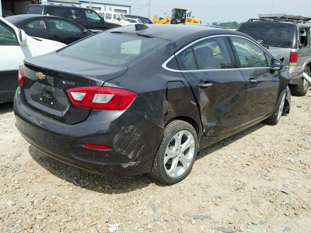 1G1BF5SM5H7168409 - 2017 CHEVROLET CRUZE PREM GRAY photo 4